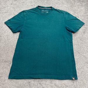 Eddie Bauer Legend Wash Slim Fit Basic T-Shirt Mens Small Teal Green Crew Tee